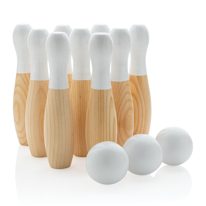 Kegel-Set aus Holz - Bild 2